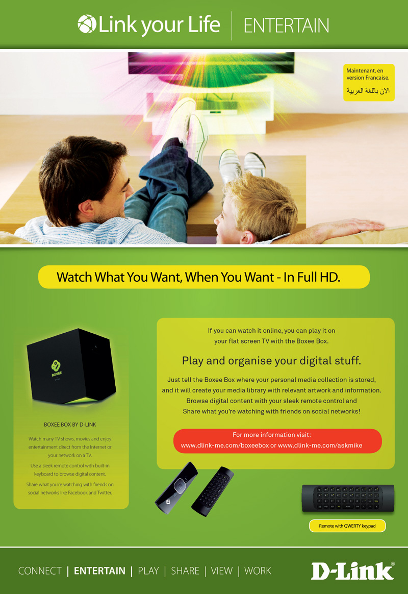 Watch What You Want - The Boxee Box by D-Link